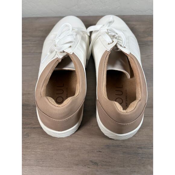 Soul Naturalizer Neela White Tan Women's Sneaker Shoes 8.5 Wide- EUC - Picture 6 of 9